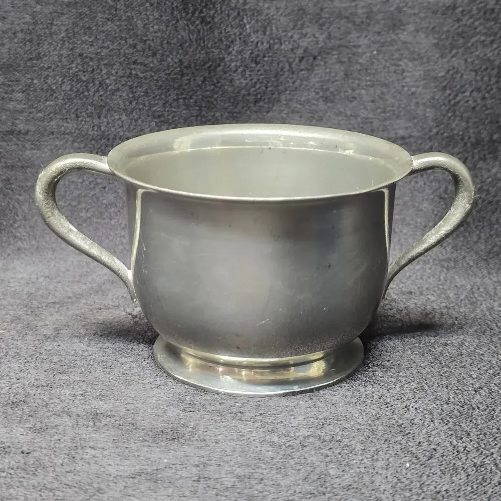 Vintage Old Colony Pewter 39 Silver Sugar Bowl Dish